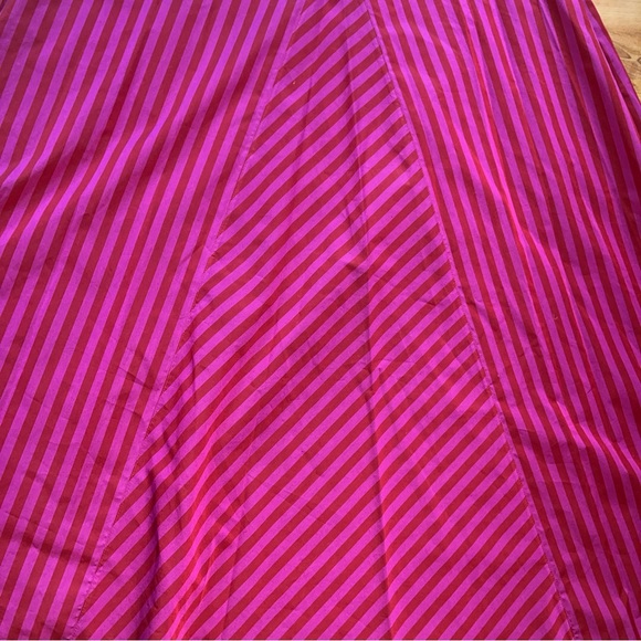 Rebecca Taylor Women's Marseille Stripe Dress HIBISCUS Size 16 NWT $395 - Picture 14 of 14